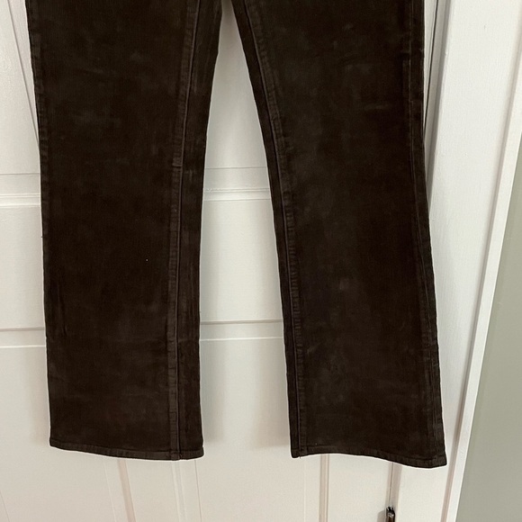 ROLLA'S Dusters Bootcut Espresso Corduroy Pants Size 25 High Rise Slim Boot New - Picture 7 of 16